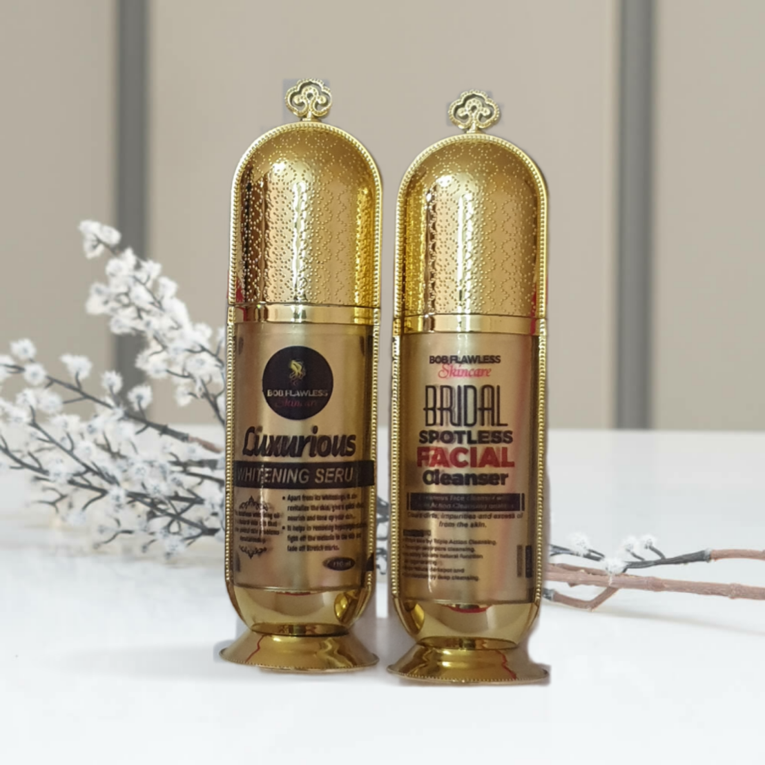 Bridal Spotless Facial Cleanser & Luxurious Whitening Serum